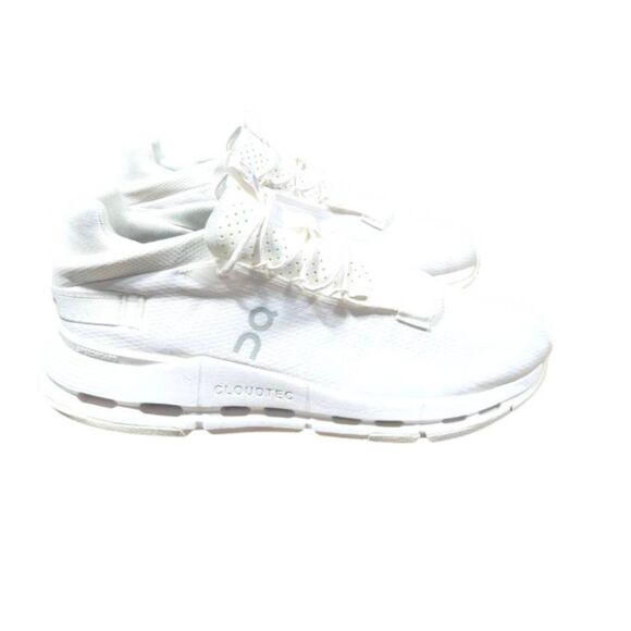 ON RUNNING Cloudnova 2 'All White' Running Shoes Size 11 - Picture 2 of 9